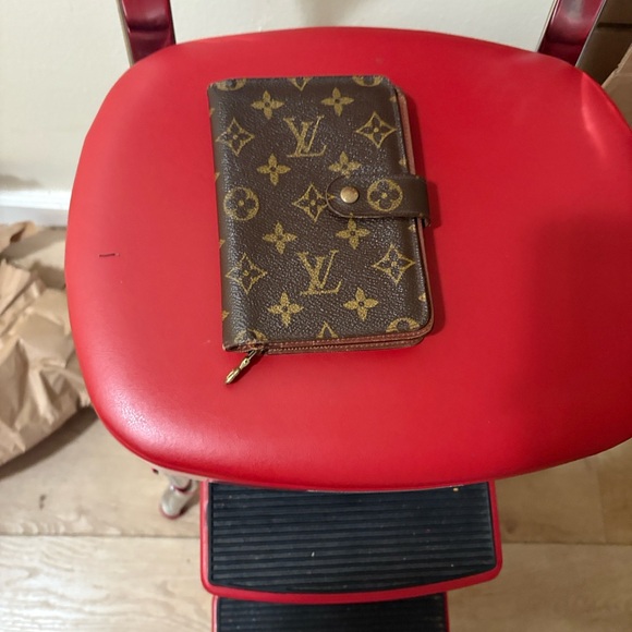 Louis Vuitton Accessories - Louis Vuitton Brown and Gold Monogram Wallet authentic with COA